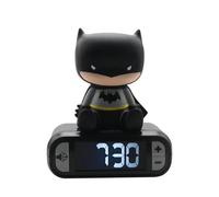 BATMAN - Réveil digital avec veilleuse lumineuse en 3D et effets sonores - LEXIBOOK