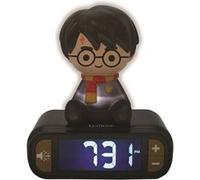 Lexibook, Harry Potter, Réveil Veilleuse Harry Potter, Personnage Lumineux, Choix de 6 alarmes, 6 Effets sonores, Écran rétro-éclairé, Horloge, Snooze, Noir, RL800HP