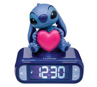 Réveil digital avec veilleuse Stitch et effets sonores