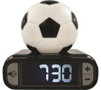 Réveil Digital Ballon de Foot, Veilleuse, Effets Sonores, Écran LCD Rétroéclairé, Fonction Snooze