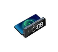 Réveil Digital Denver ECQ-103MK2 Noir LED 1.6" Charge Sans Fil