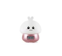 Réveil digital lapin - Rose