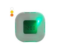 Réveil digital lumineux réveil matin minuteur blanc