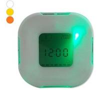 Réveil digital lumineux réveil matin minuteur blanc Multi G