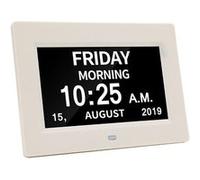Réveil digital SZSMART CX803A 7 groupes de minuterie + luminosité réglable - blanc G