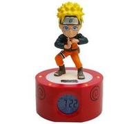 Teknofun Réveil lumineux Naruto Shippuden 18 cm – Numérique, USB inclus, 3×AAA/Secteur, dès 6 ans