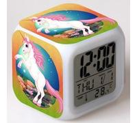 Réveil enfant LED Multifonctionnel Coloré - Licorne #11 Multicolore G