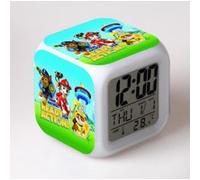 Réveil enfant LED Multifonctionnel Coloré - PAW Patrol #9 Multicolore G