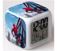 Réveil enfant LED Multifonctionnel Coloré - Spiderman #2 Multicolore G