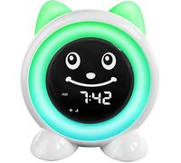 Reveil Enfant Réveil Enfant Educatif Jour Nuit avec Emoji Et Lumière Parfait pour 2-10 Ans Reveil Fille Garçon REVEIL A REMONTER