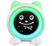 Reveil Enfant, Réveil Enfant Educatif Jour Nuit avec Emoji Et Lumière | Parfait pour 2-10 Ans Reveil Fille Garçon