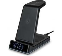 Station de Charge 4 en 1 et Réveil Personnalisable Android Noir