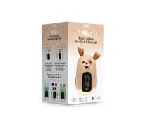 Réveil et Veilleuse Forme Chien Marron