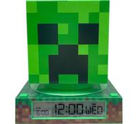 Réveil Figurine 3D Minecraft, Lampe Veilleuse, KIDS LICENSING MIN3020, Piles Incluses