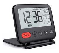 Réveil FISHTEC Mini Horloge Numérique Noir G