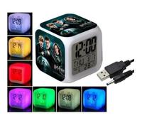 Réveil Harry Potter réveils enfant réveil 7 LED à couleur changeante veilleuse horloges câble inclus