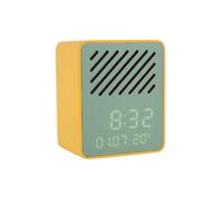 Réveil haut-parleur Bluetooth FUNKY VIBES - Jaune et vert