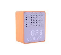 Réveil haut-parleur Bluetooth FUNKY VIBES - Orange et violet
