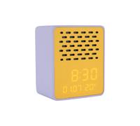Réveil haut-parleur Bluetooth FUNKY VIBES - Violet et jaune