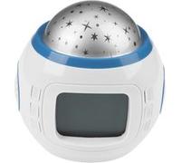 Réveil horloge pour chambre d'enfants avec projecteur d'étoiles Blanc G