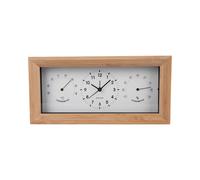 Karlsson Neat Reactangle Thermo-hygromètre KA5925WH - Unisex - Quartz