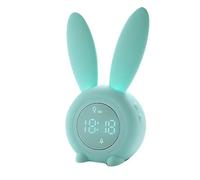 Réveil Lapin Animé LED - Vert