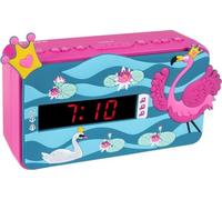 Réveil LED Bigben Interactive R15PRINCESS3D, Effet 3D, Décor Princesse, Double Alarme, Fonction Snooze, Volume Réglable