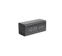 Karlsson Alarm Clock Block Réveils KA5652BK - Unisex - 16 cm - Quartz
