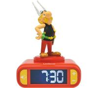 Lexibook Réveil veilleuse Astérix RL800AX2 – 3D multicolore, écran LCD rétro-éclairé, sons et snooze