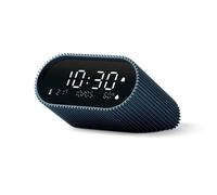 Lexon Réveil numérique Ray Clock – Thermomètre & Hygromètre, LCD, USB‑C, Bleu