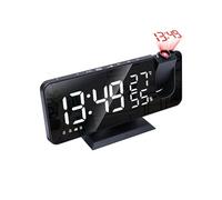 Réveil LF01 LED numérique avec radio fm et projecteur - noir