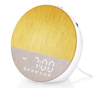 Réveil lumineux avec Bluetooth, 30 sons et 18 couleurs