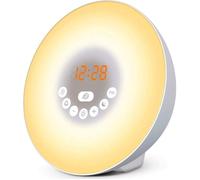 Réveil Lumineux - Simulateur d'aube - Avec Option Afficheur Eteint - Vivez des Matins Plus Zen - Reveil Lumière Progressive