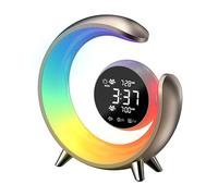 Réveil Lumineux Sunrise Alarm Clock, Double Alarme avec Simulation Du Lever Du Soleil, Sons Naturels, Veilleuse à Couleurs Changeantes, Écran pour Un Réveil En Douceur