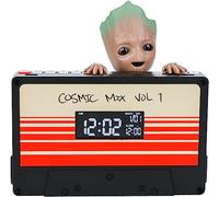 Réveil Marvel I Am Groot - Officiellement licencié, Horloge numérique avec réveil, Décor pour Fans de Super-héros, Cadeau de Collection - 14,5cm