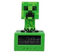 Paladone Réveil Creeper Minecraft - Officiellement licencié, avec Musique de Minecraft et veilleuse, Cadeau pour Jeunes Fans, Accessoire de Salle de Jeux