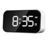 Réveil Mini avec fonction snooze - blanc blanc G