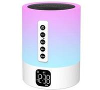 Réveil Multifonctionnelle avec Enceinte Bluetooth et Lampe de Chevet AQ0305 vendos85 blanc G