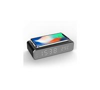Justgreenbox Réveil LED Chargeur Sans Fil