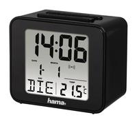 Hama Réveil numérique Cube - Radio-contrôlé DCF - Noir