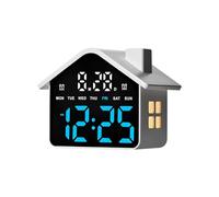 Réveil numérique LED, horloge de bureau électrique avec date, alarme forte, jour de la semaine, double alarme pour salon, décoration de chambre à coucher, numérique pour chambre à coucher, bureau avec