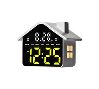 Réveil numérique LED, horloge de bureau électrique avec date, alarme forte, jour de la semaine, double alarme pour salon, décoration de chambre à coucher, numérique pour chambre à coucher, bureau avec