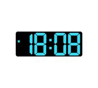 Réveil Numérique Multifonctionnel Design Miroir Avec Affichage LED De