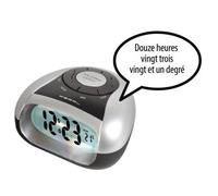 Réveil numérique parlant avec thermomètre