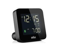 Réveil numérique radiocommandé pour Le Fuseau horaire de lEurope Centrale (DCF) avec Fonction Snooze noir