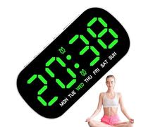 Réveil Numérique - Réveil Décoré | Horloges de Table Numérique LED 12/24H - Table Multifonctionnelle Portable, Ménage Pour Bureau, Chambre, Chambre d'enfant - Horloges Murales Pour Salon Bureau Gymnas
