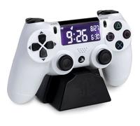 Réveil - PALADONE - Manette PlayStation - Écran LCD rétroéclairé - Couleur blanche - Intérieur