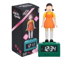 Réveil poupée Squid Game - Lumière sous Licence Officielle Netflix, Accessoires et décoration pour Chambre d'enfant | Paladone