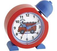 TFA Dostmann Réveil analogique TATÜ-Tata 60.1011.05 – Horloge pompier, Rouge