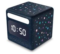 Réveil pour enfants avec motif d'étoiles, silencieux, écran LCD, fonction snooze